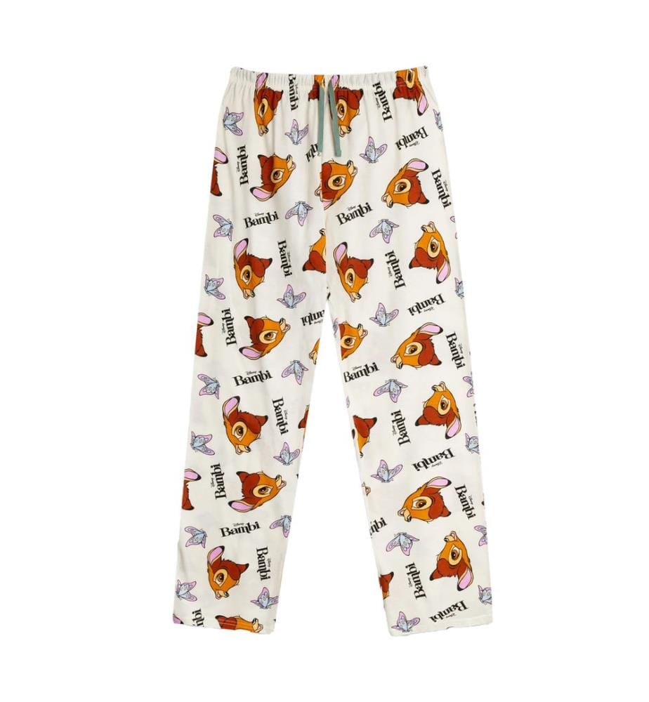 Bambi - Ensemble de pyjama long manches courtes motif/style logo - Femme