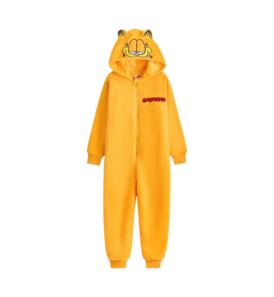 Garfield Unisex Adult Long-Sleeved All-In-One Nightwear
