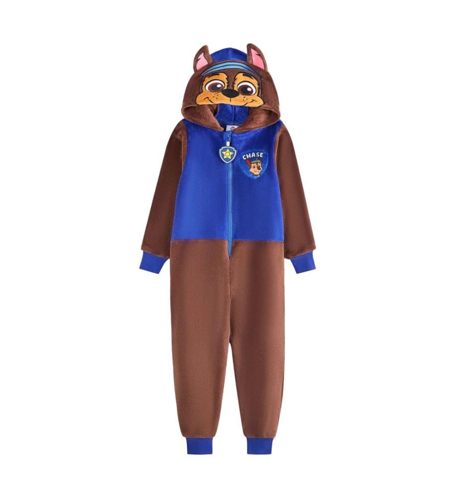 Paw Patrol - Combinaison de nuit motif Chase motif/style visage appliqué - Enfant