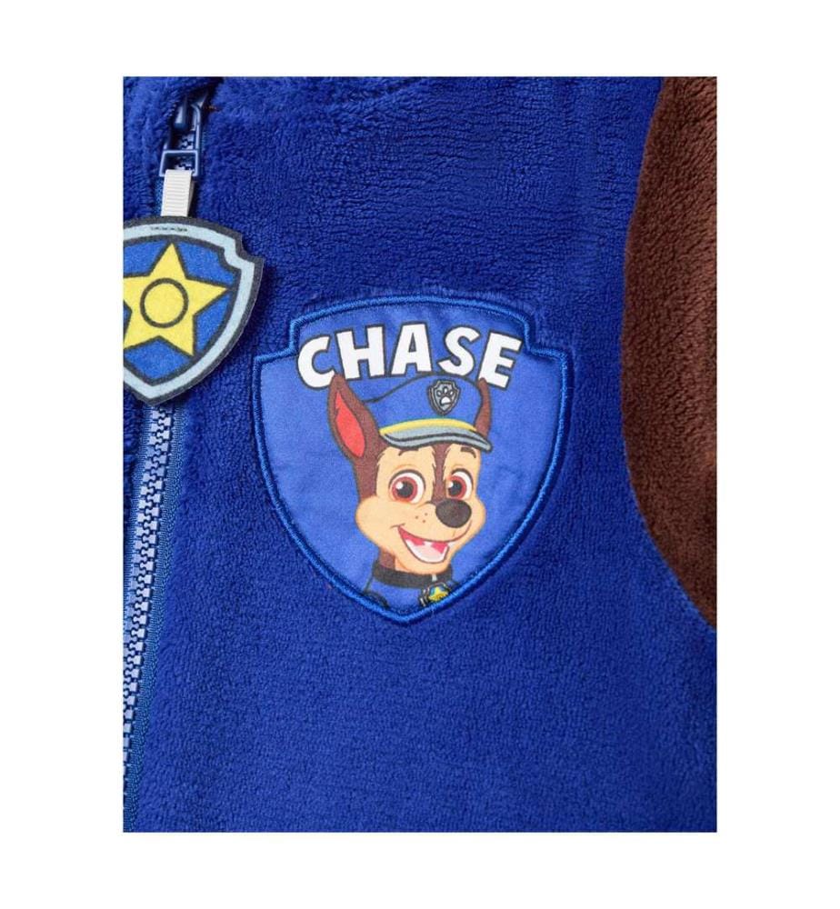 Paw Patrol - Combinaison de nuit motif Chase motif/style visage appliqué - Enfant