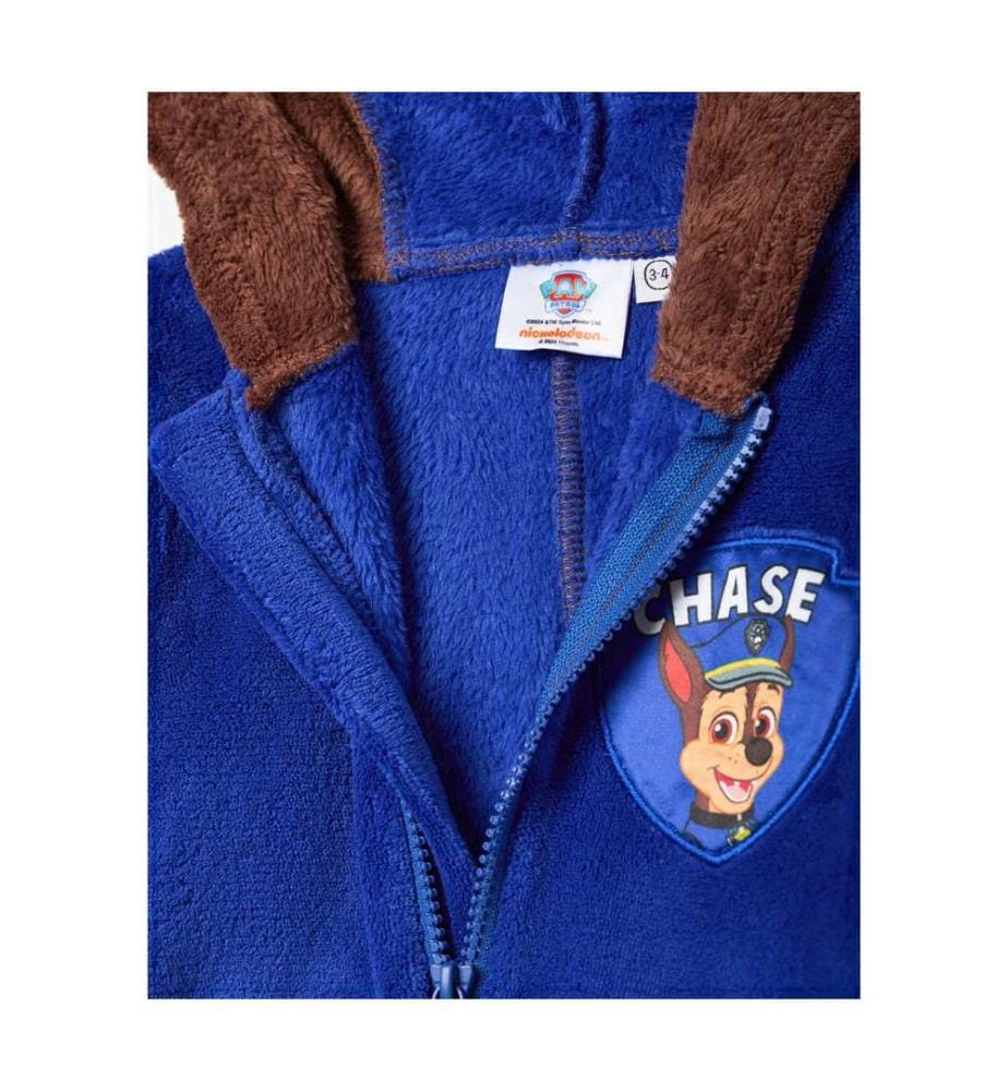 Paw Patrol - Combinaison de nuit motif Chase motif/style visage appliqué - Enfant