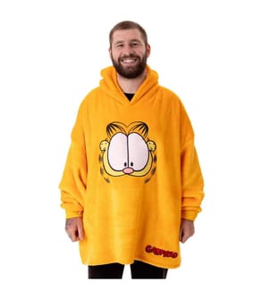Garfield Unisex Adult Face Oversized Blanket Hoodie