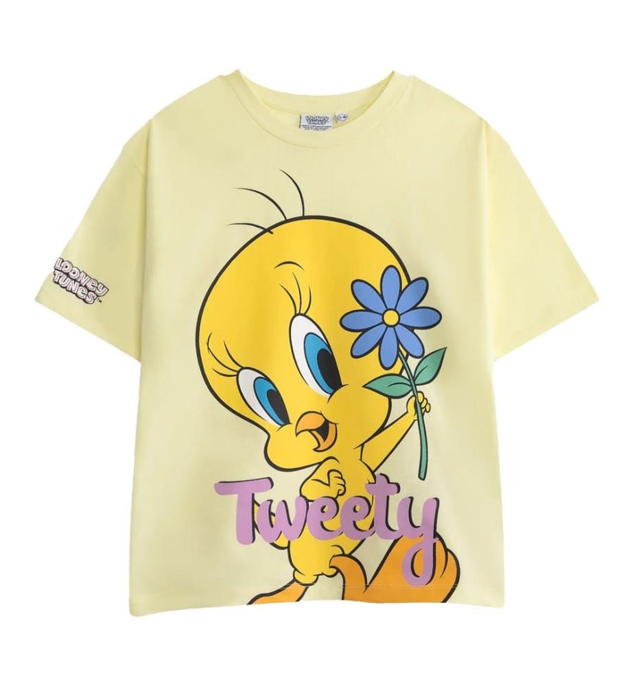 Looney Tunes Girls Tweety Short-Sleeved T-Shirt