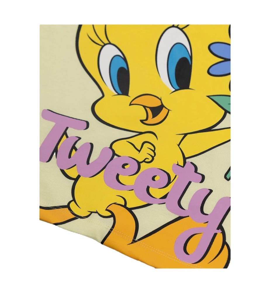 Looney Tunes Girls Tweety Short-Sleeved T-Shirt