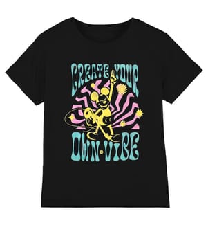 Mickey Mouse - "Create Vibe" T-Shirt für Herren/Damen Unisex