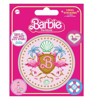 Barbie - Blatt mit Stickern - Vinyl