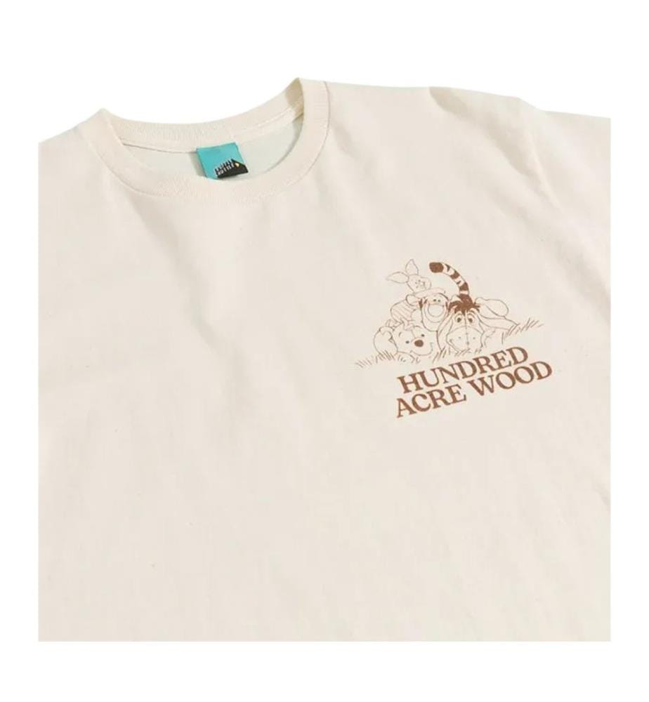 Winnie the Pooh - "Hundred Acre Wood" T-Shirt für Herren/Damen Unisex, Rückseitiger Aufdruck