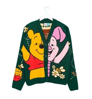 Winnie the Pooh - Strickjacke für Herren/Damen Unisex, Jerseyware