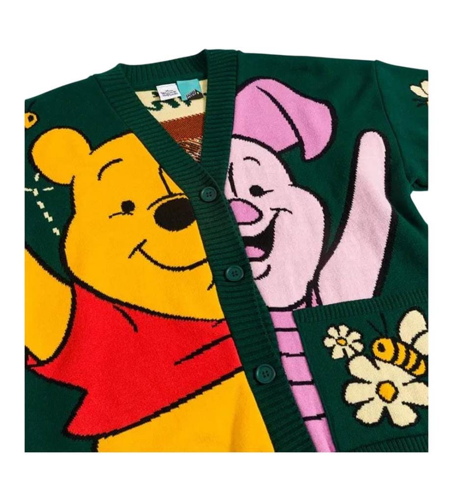 Winnie the Pooh Cardigan Lavorato a maglia Adulto Unisex