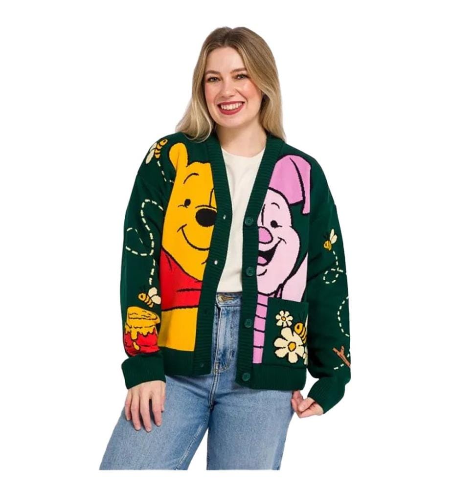 Winnie the Pooh Cardigan Lavorato a maglia Adulto Unisex