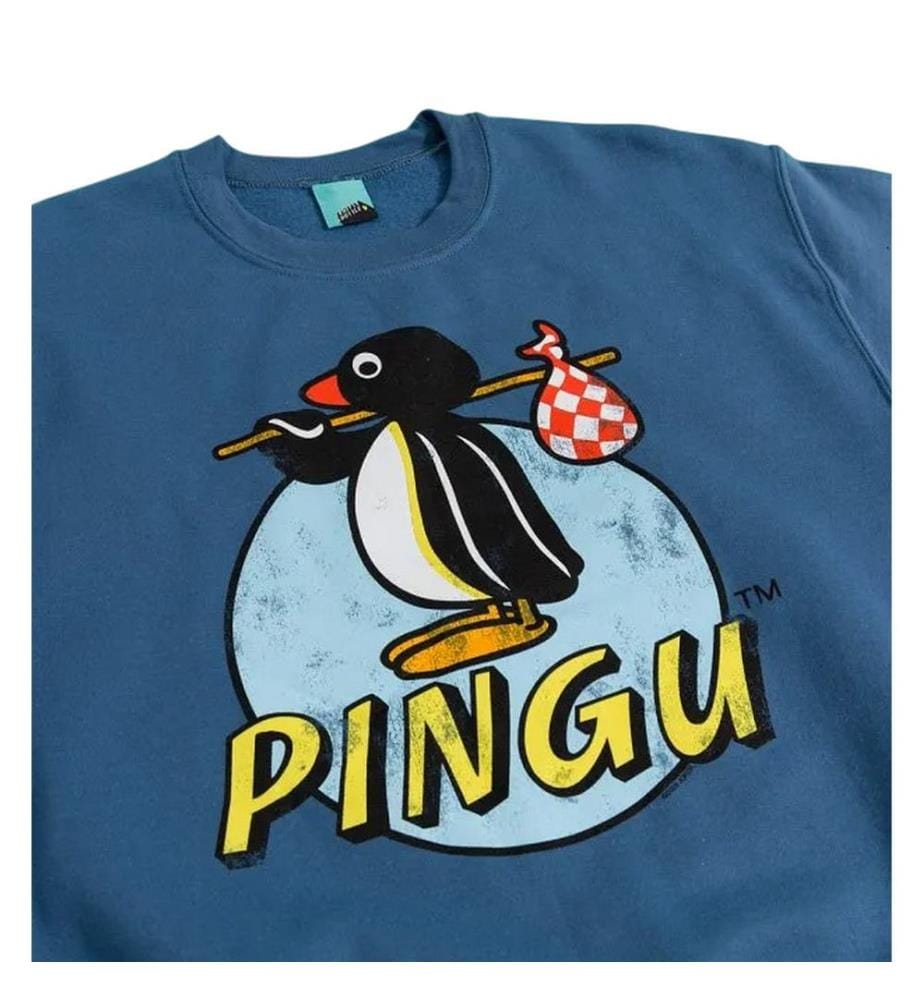 Pingu - Sweat motif/style logo classique - Adulte