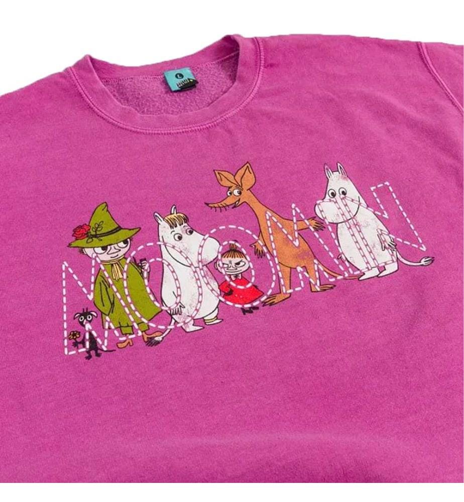 Moomin - Sweat 80ème motif/style rétro - Adulte