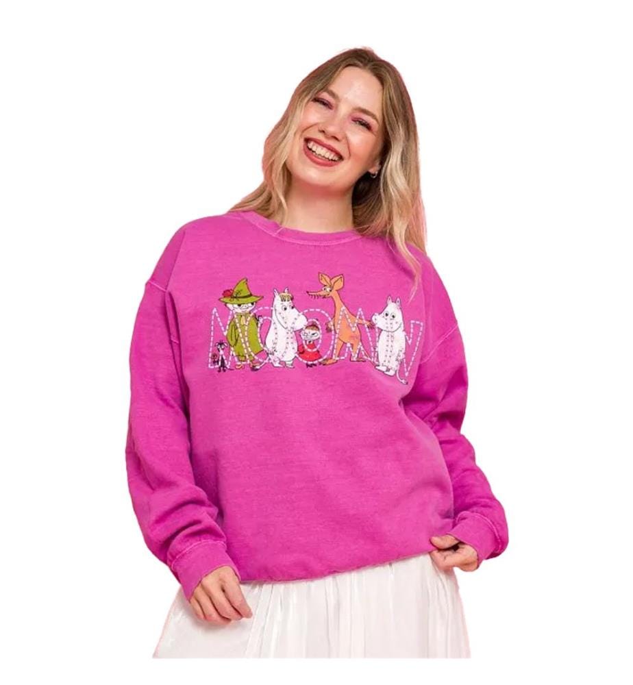 Moomin - Sweat 80ème motif/style rétro - Adulte