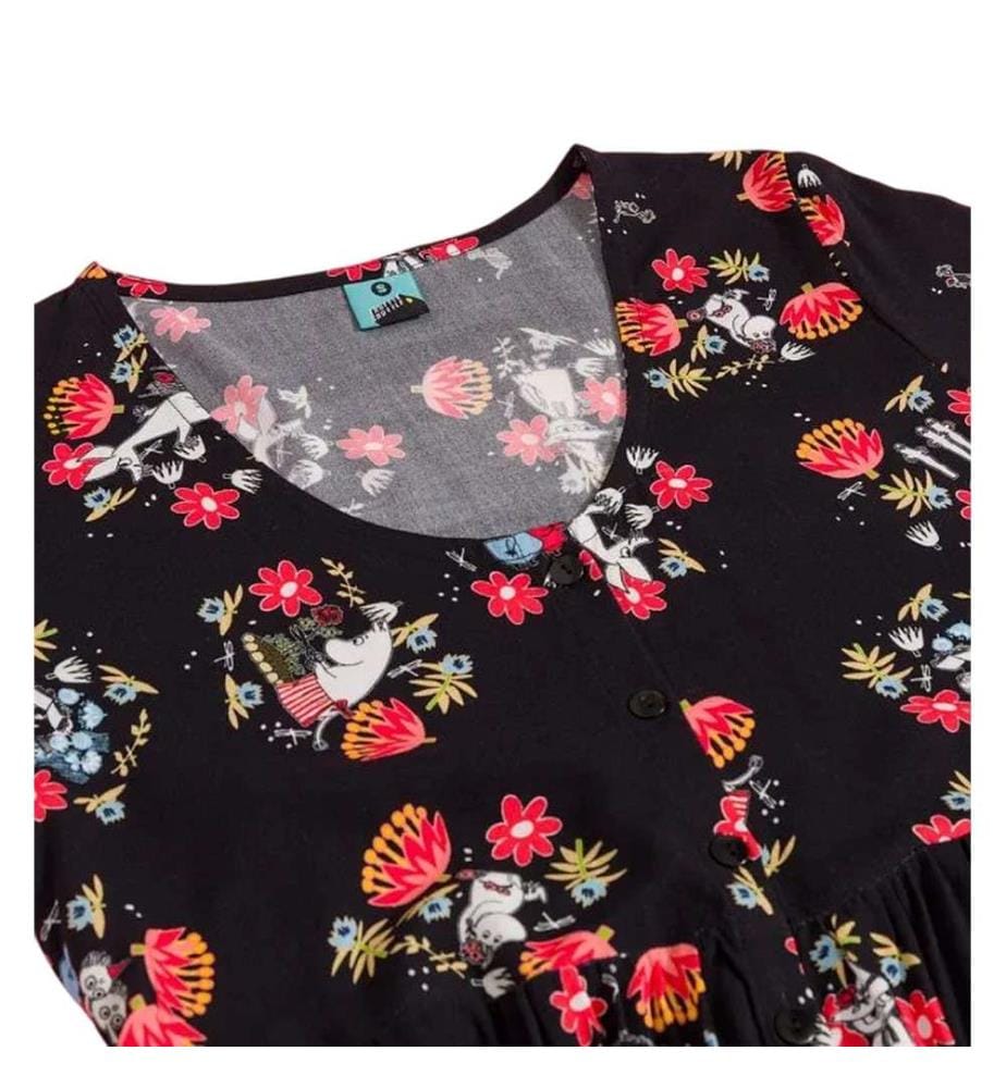 Moomin - Midikleid für Damen, Rundum bedruckt