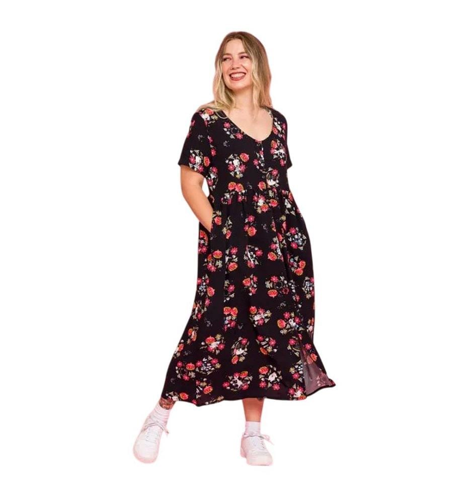 Moomin - Midikleid für Damen, Rundum bedruckt