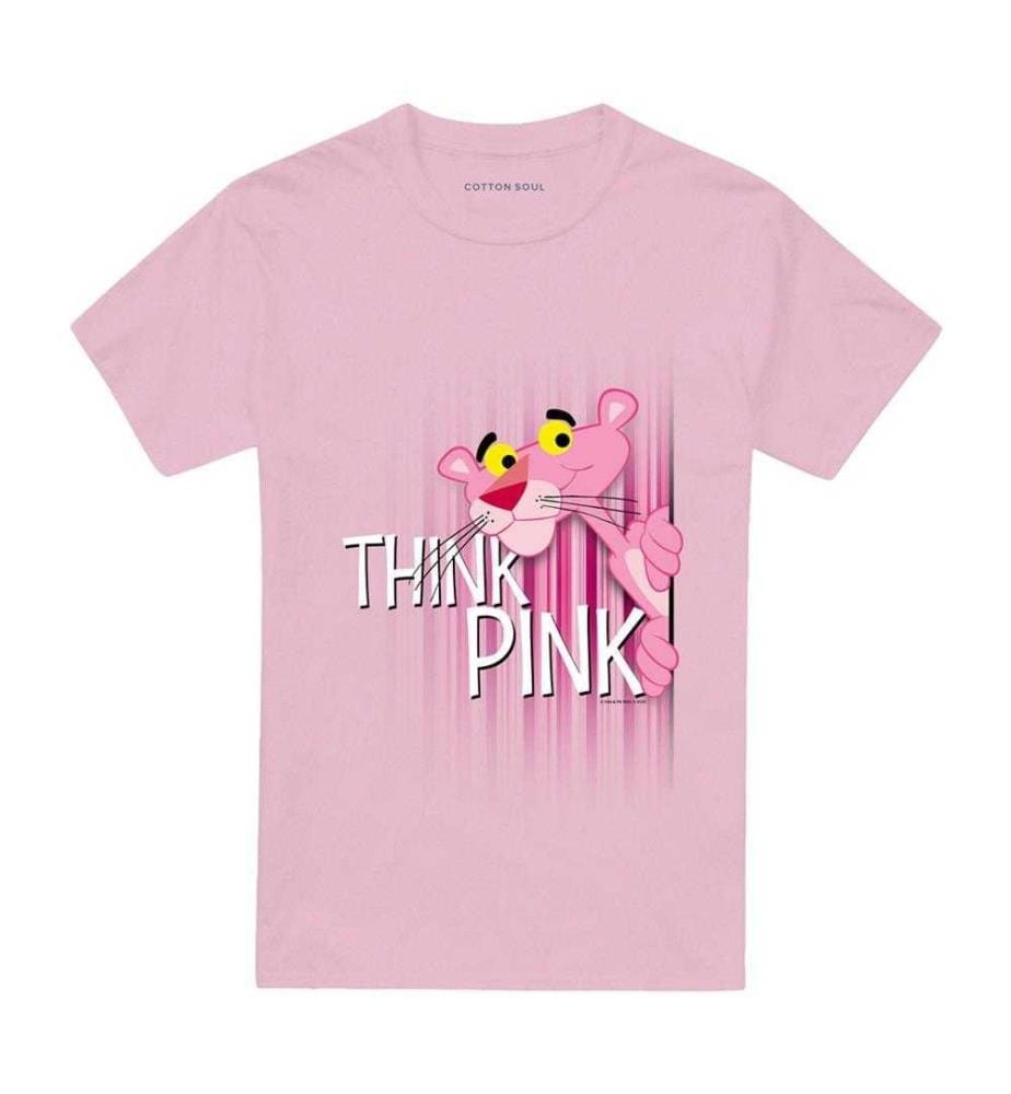 Pink Panther - "Think Pink" T-Shirt für Herren/Damen Unisex
