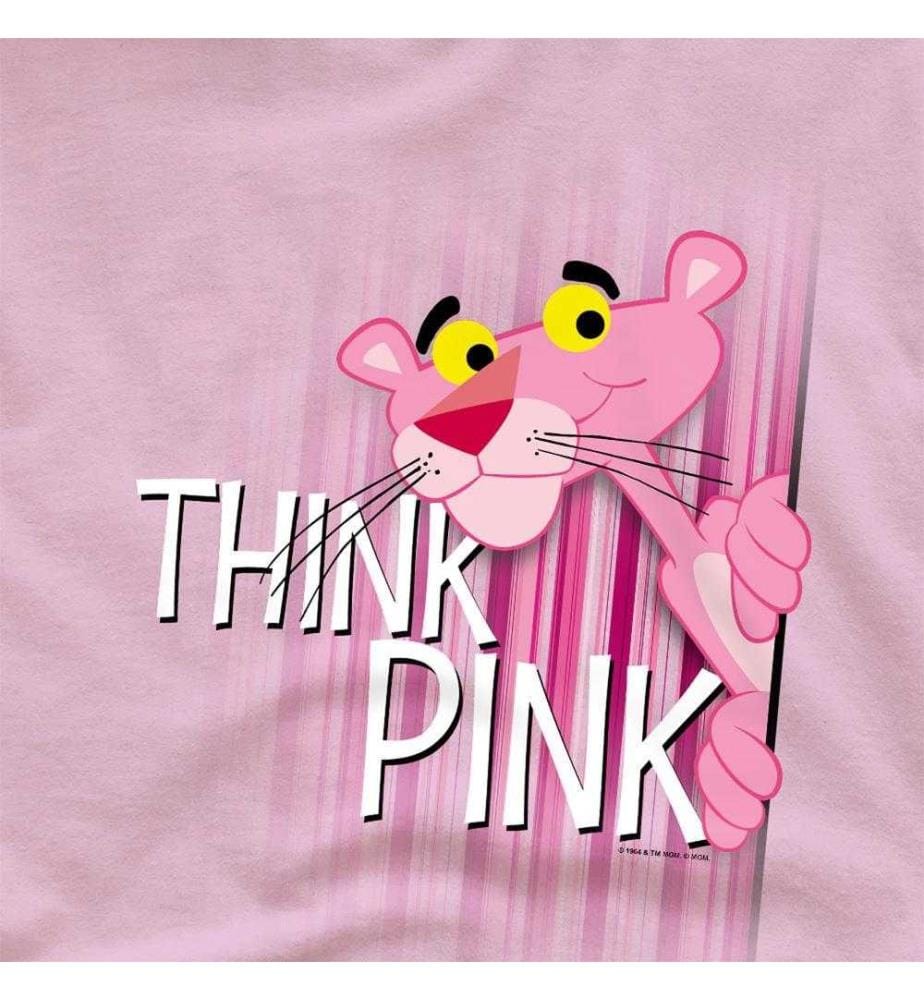 Pink Panther - "Think Pink" T-Shirt für Herren/Damen Unisex