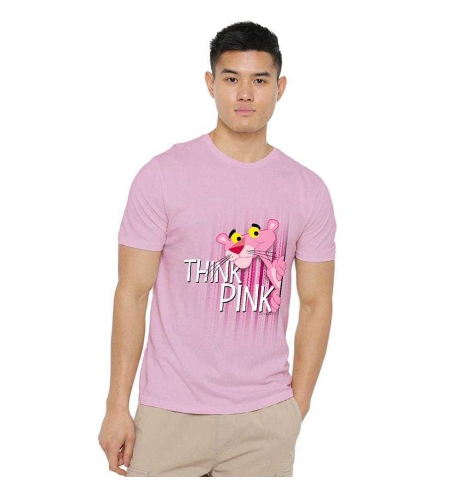 Pink Panther - "Think Pink" T-Shirt für Herren/Damen Unisex