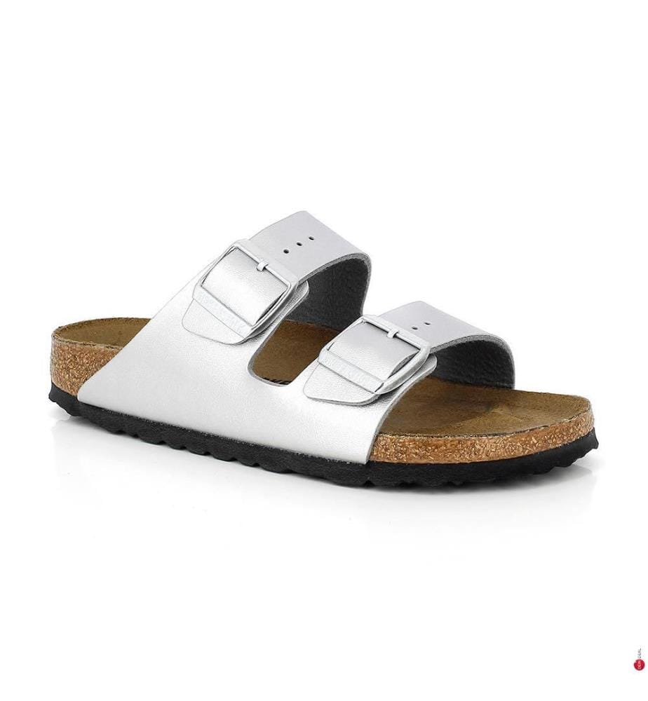 Sandalen Arizona – Silberfarben
