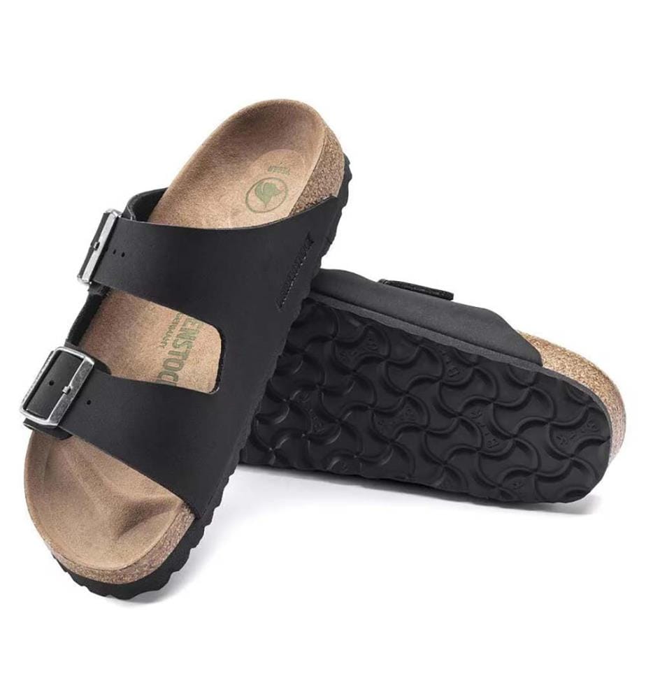 Sandalen Arizona Vegan Birko-Flor Nubuck - Schwarz