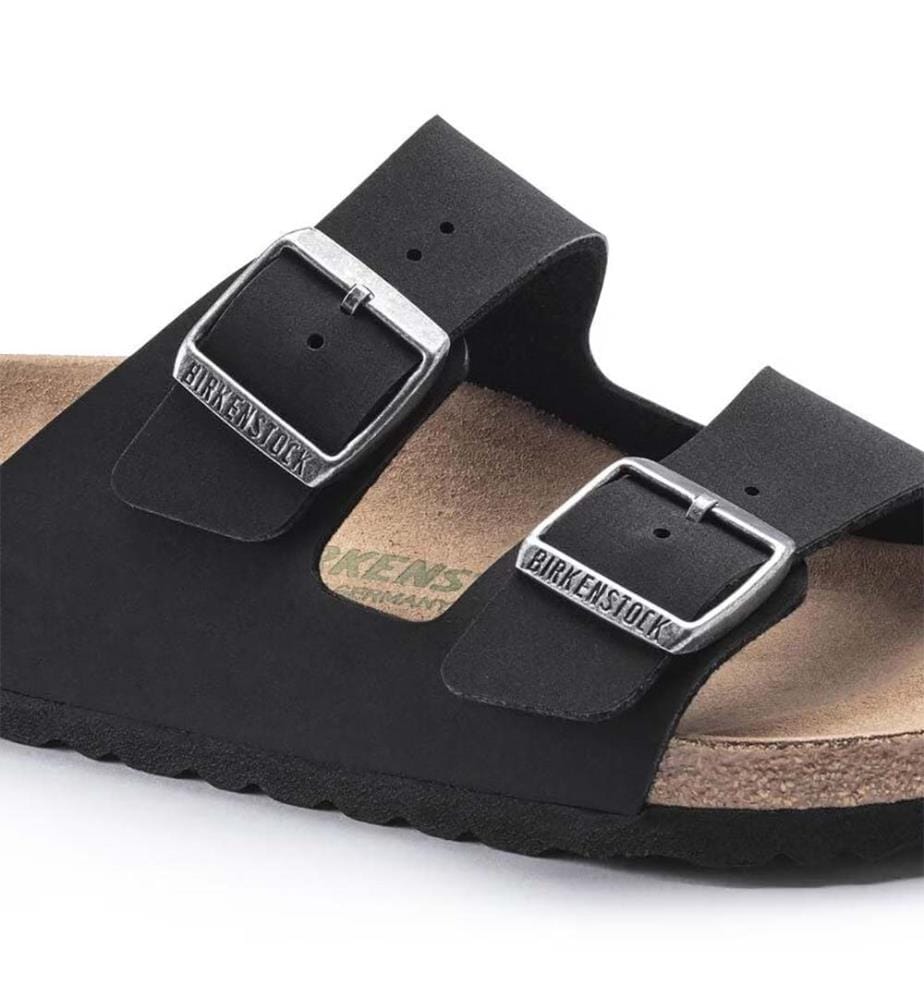 Sandalen Arizona Vegan Birko-Flor Nubuck - Schwarz