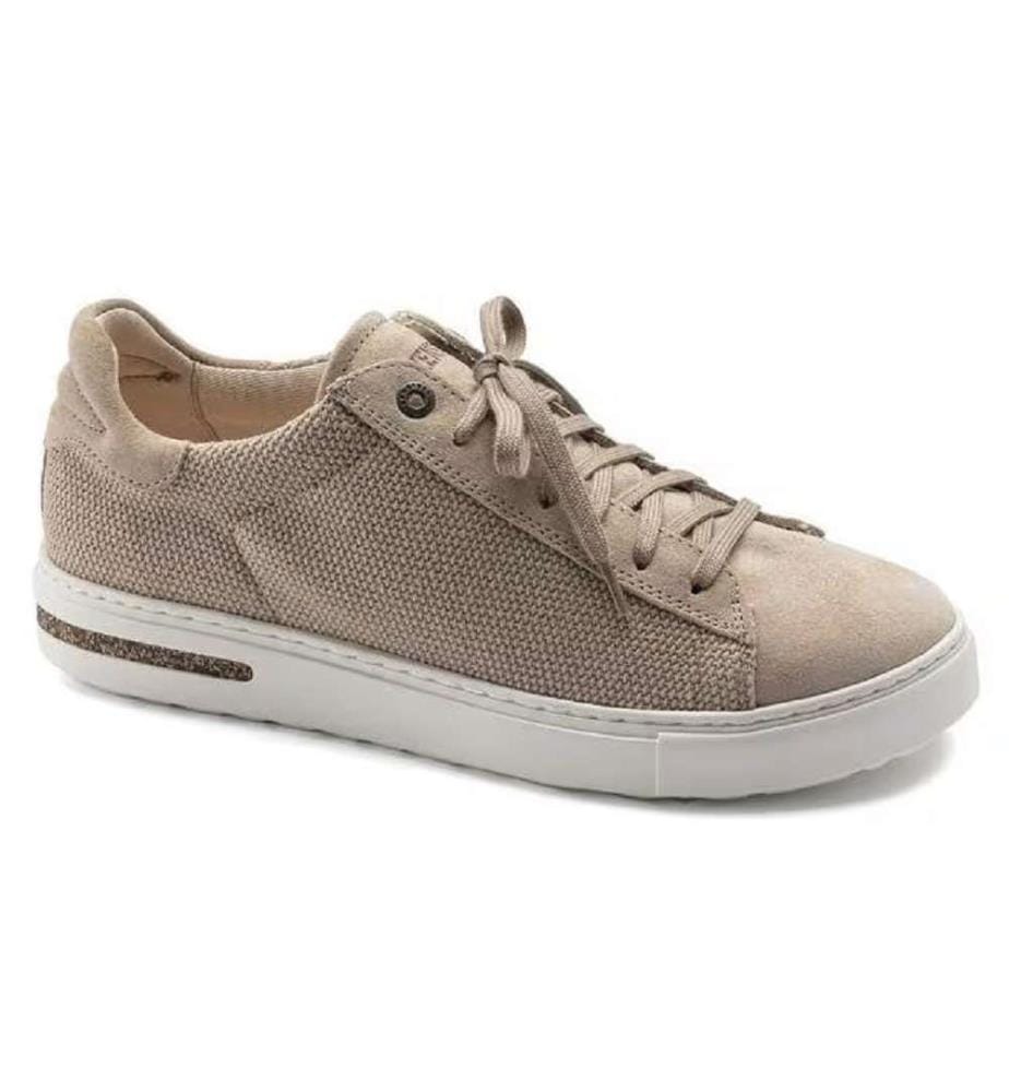 Sneaker aus Leder Bend Low - Taupe