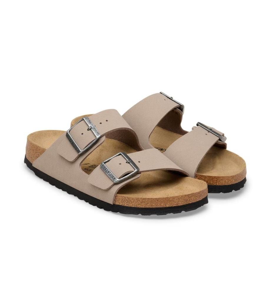 Arizona-Sandalen aus Nubukleder – Taupe-Grau