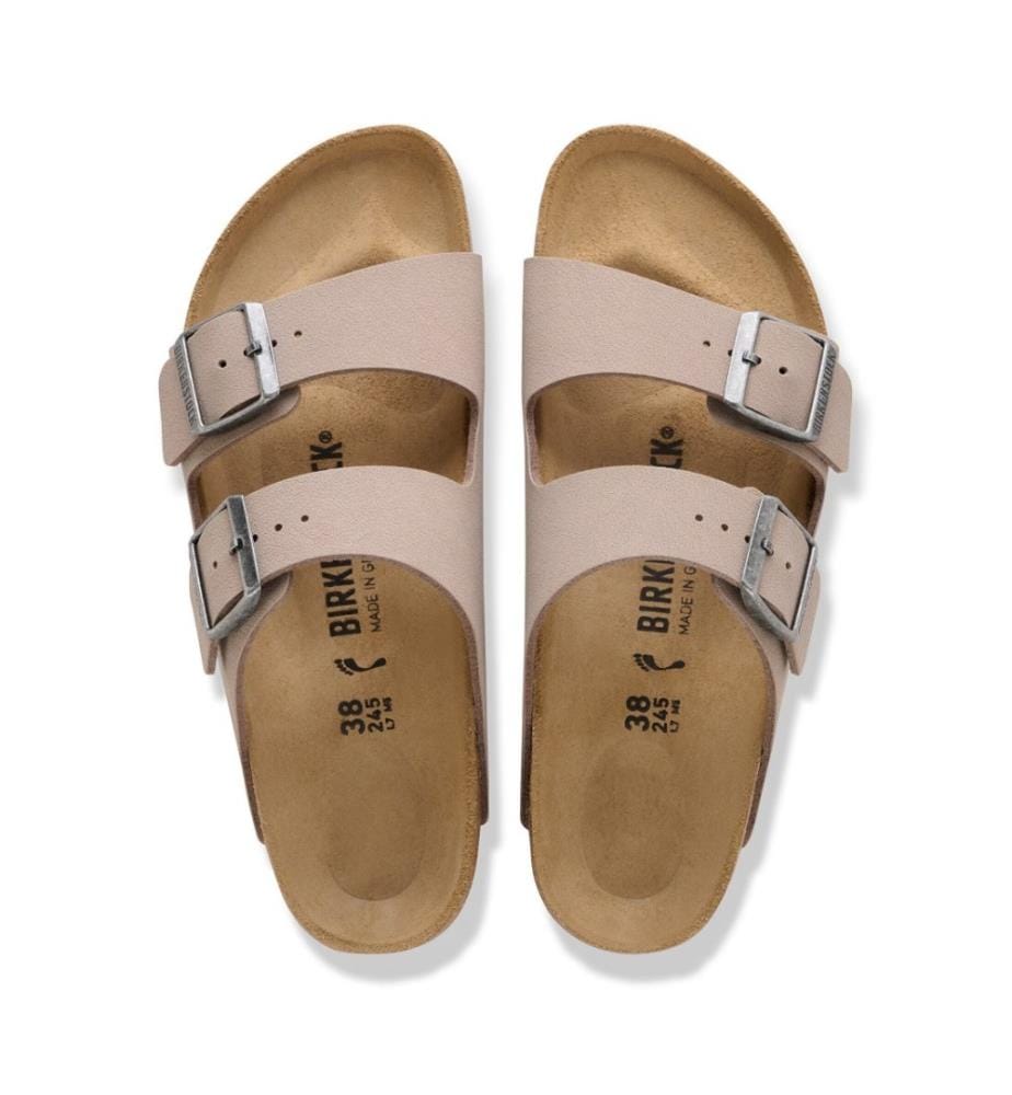 Arizona-Sandalen aus Nubukleder – Taupe-Grau