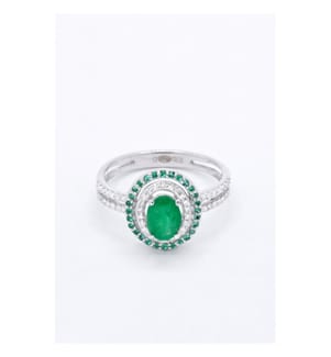 Anello "Dara" - Oro bianco