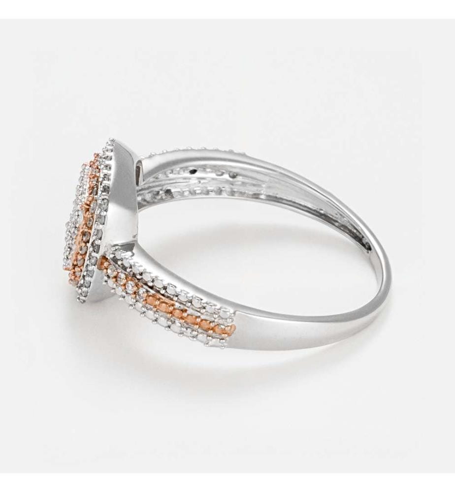 Carré Antique Ring - Two-tone Gold 375/1000