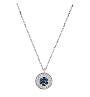 Collana Bouclier - Oro bianco 375/1000