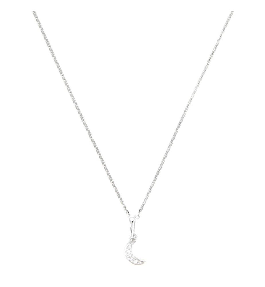 Pendant Diamond Moon - Silver