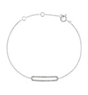Bracelet Ava - Or Blanc