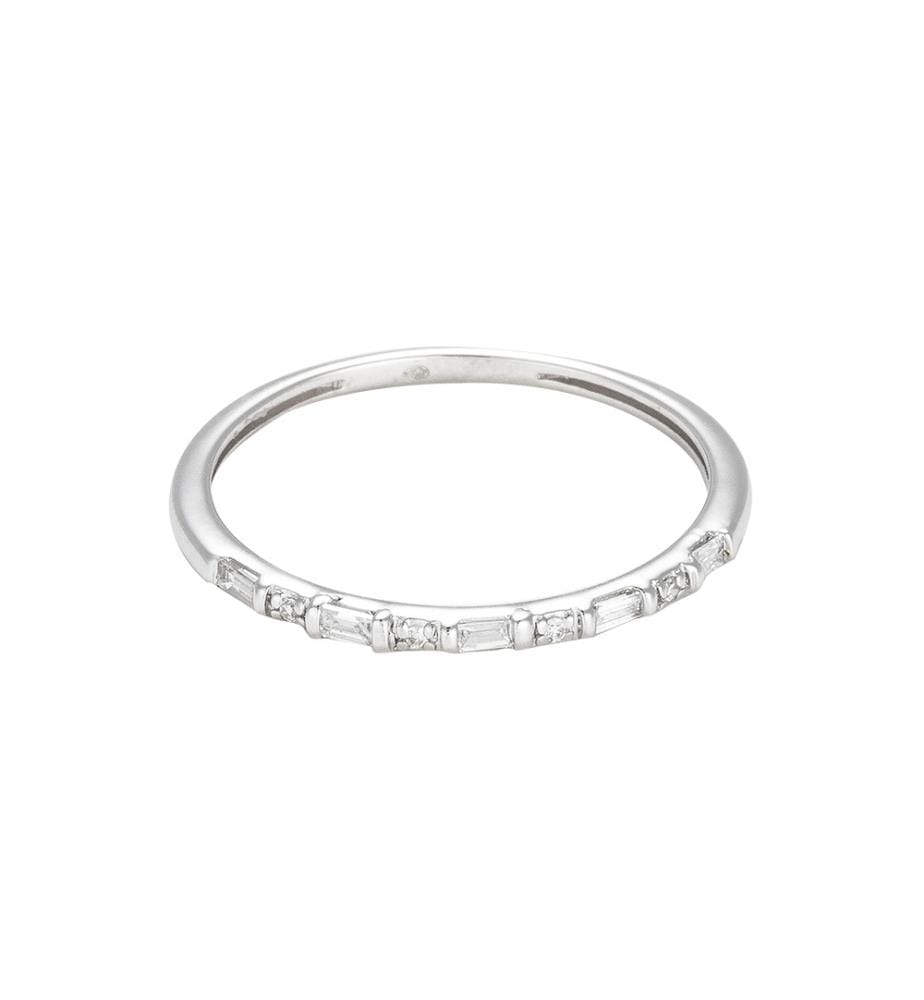 Ring Brillanz - Weissgold 375/1000