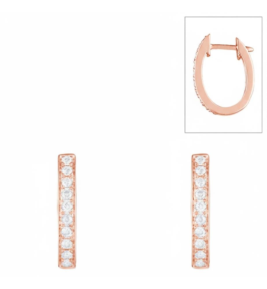 Ohrringe "Pure Seduction" Diamanten - Roségold