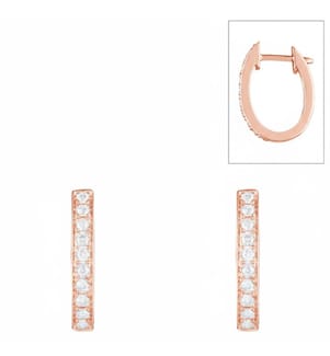 Ohrringe "Pure Seduction" Diamanten - Roségold