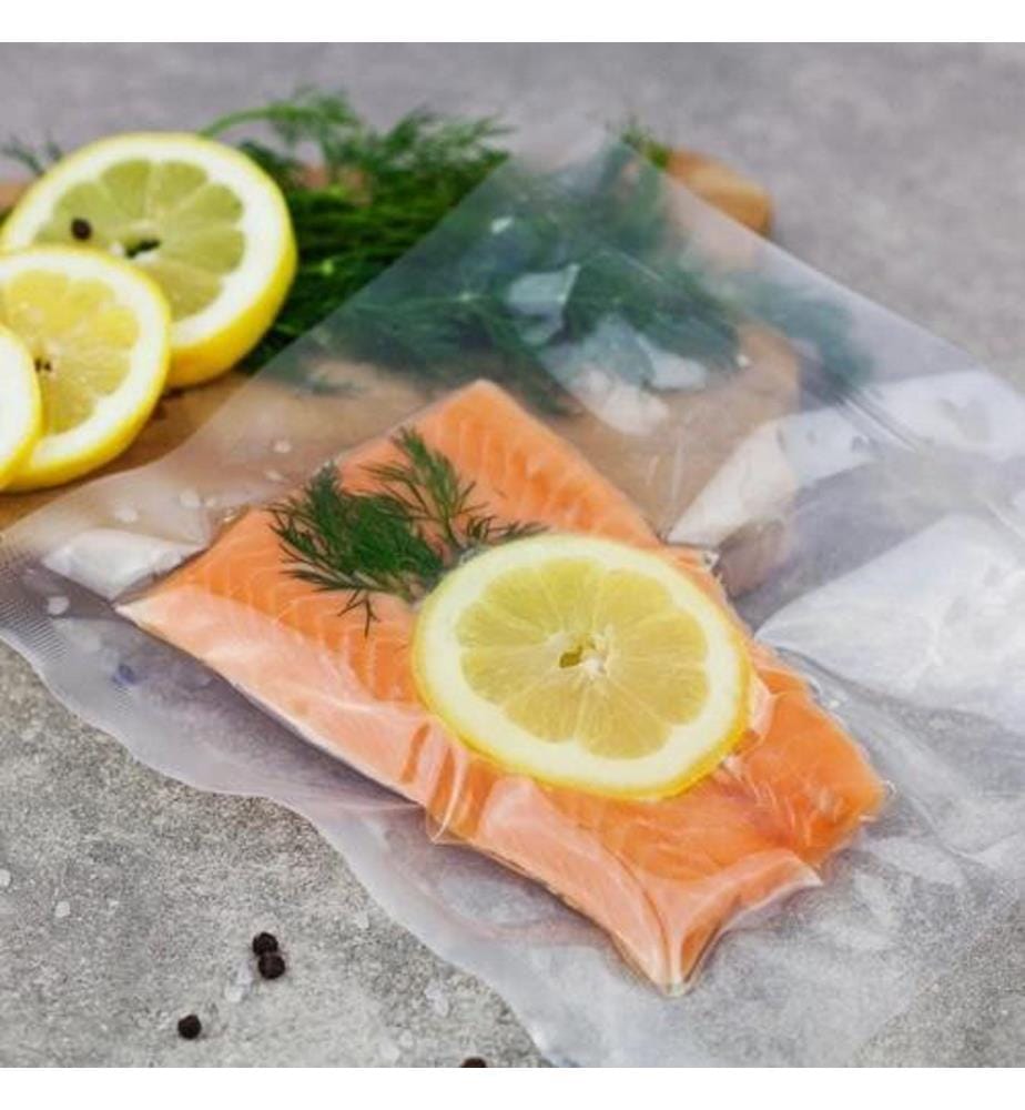 Packung mit 100 versiegelten Randbeuteln 15 x 20 cm - Transparent