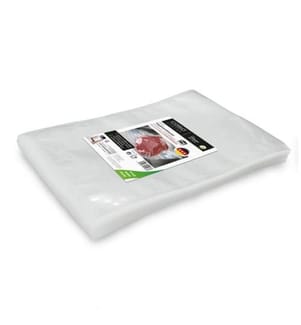Packung mit 100 versiegelten Randbeuteln 30 x 40 cm - Transparent