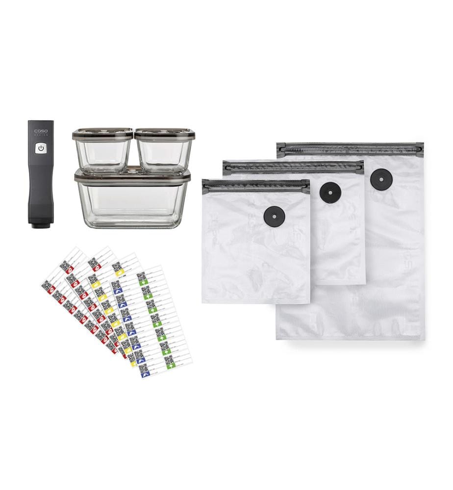 Vacu Onetouch Eco-Set - Schwarz & Transparent