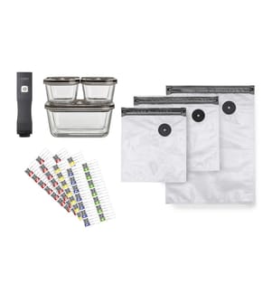 Vacu Onetouch Eco-Set - Schwarz & Transparent