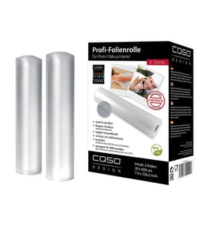 2 Rollen für Vakuumierer - 20 x 600 cm