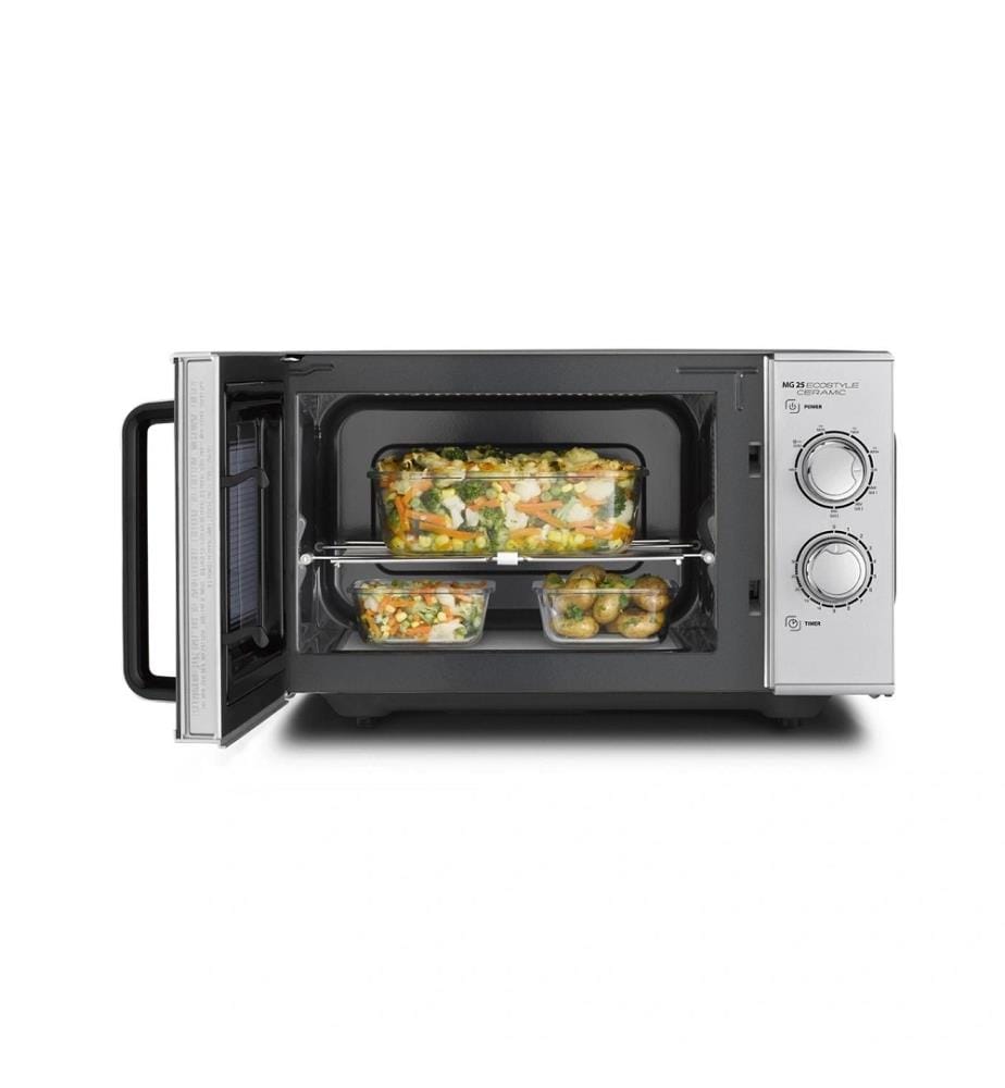 Mikrowellen MG25 Ecostyle Ceramic - Silber