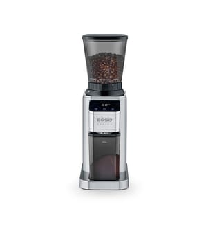 Kaffeemühle BaristaChef - Schwarz und Silber