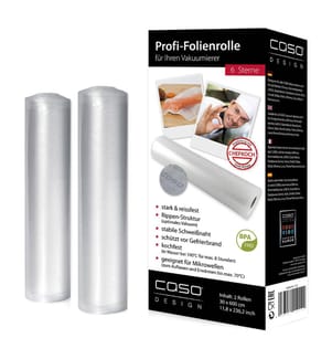 2 Rollen für Vakuumierer - 30 x 600 cm