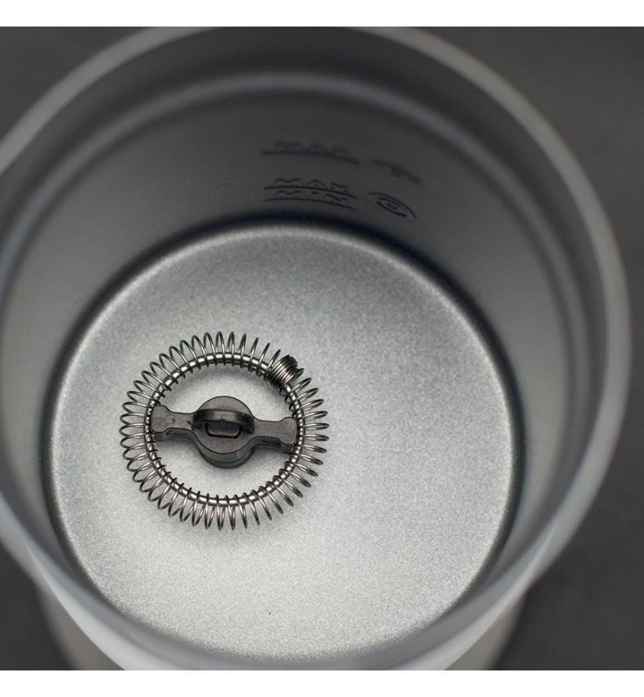 Fomini Crema Elektrischer Milchaufschäumer - Schwarz und Grau