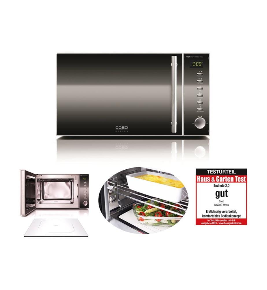 Mikrowelle MG 20 Ceramic Menu 800W, Grau