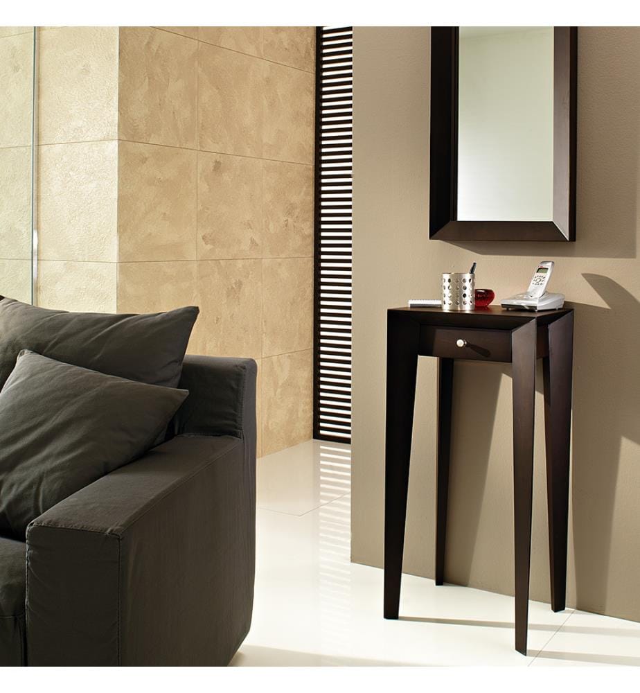 Specchio Holz-Spiegel 45x100x7 cm - Schwarz