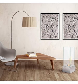 Levels Bioethanol-Kamin 25x25x65 cm - Grau