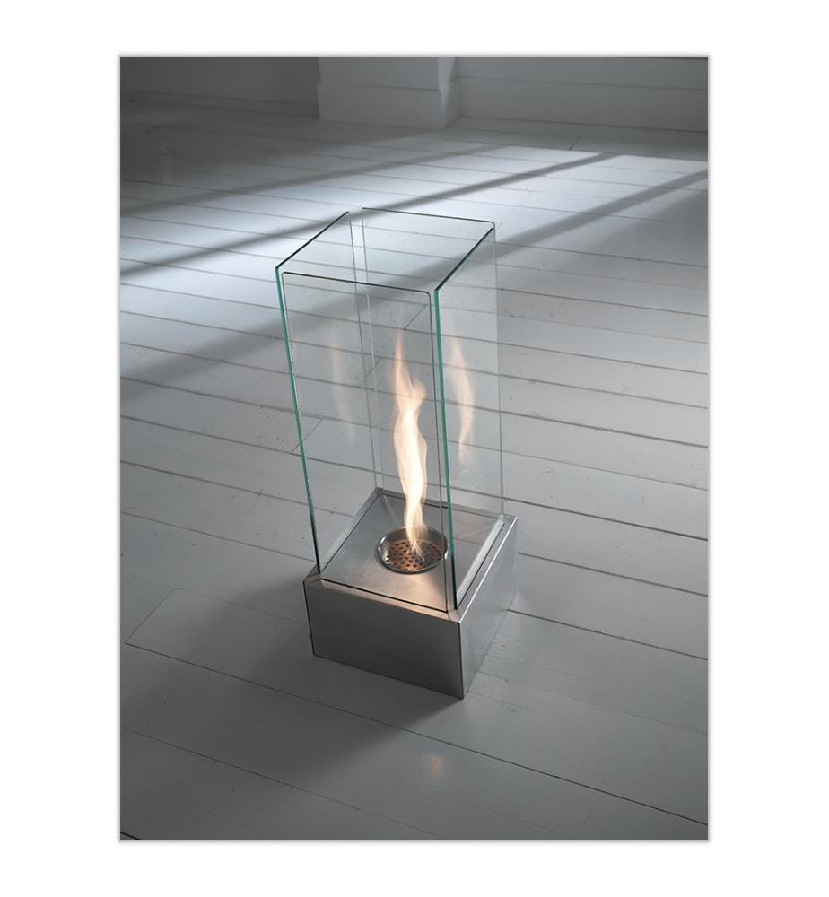 Levels Bioethanol-Kamin 25x25x65 cm - Grau