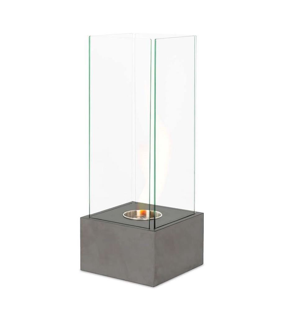 Levels Bioethanol-Kamin 25x25x65 cm - Chrom